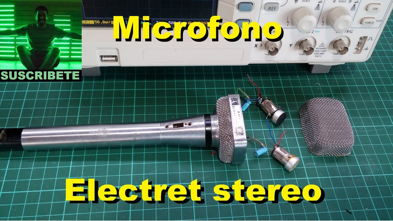 Que tiene adentro? #9: Microfono electret stereo (muy viejo)