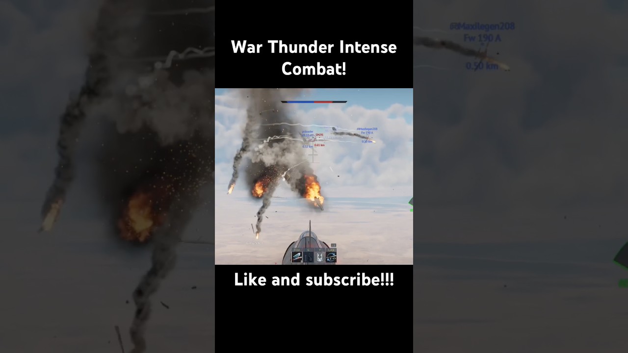 War Thunder Intense Combat 