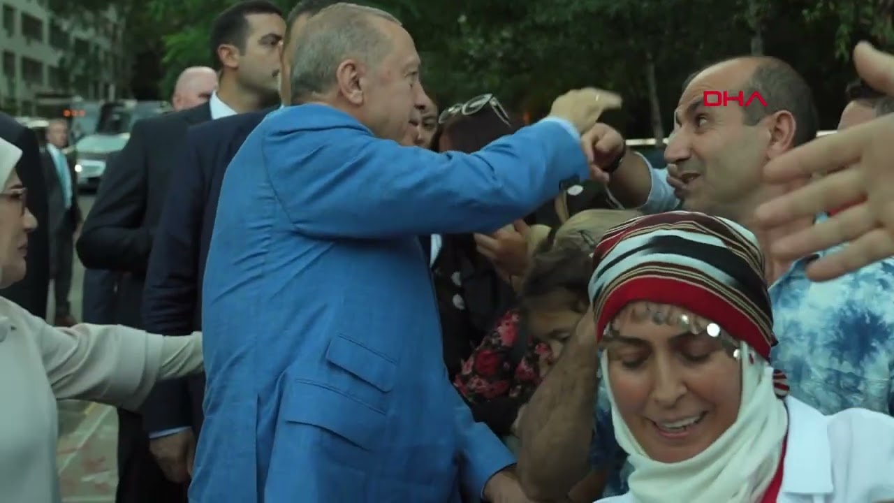 Cumhurbaşkanı Recep Tayyip Erdoğan, ABD’de! Türklerle böyle sohbet etti