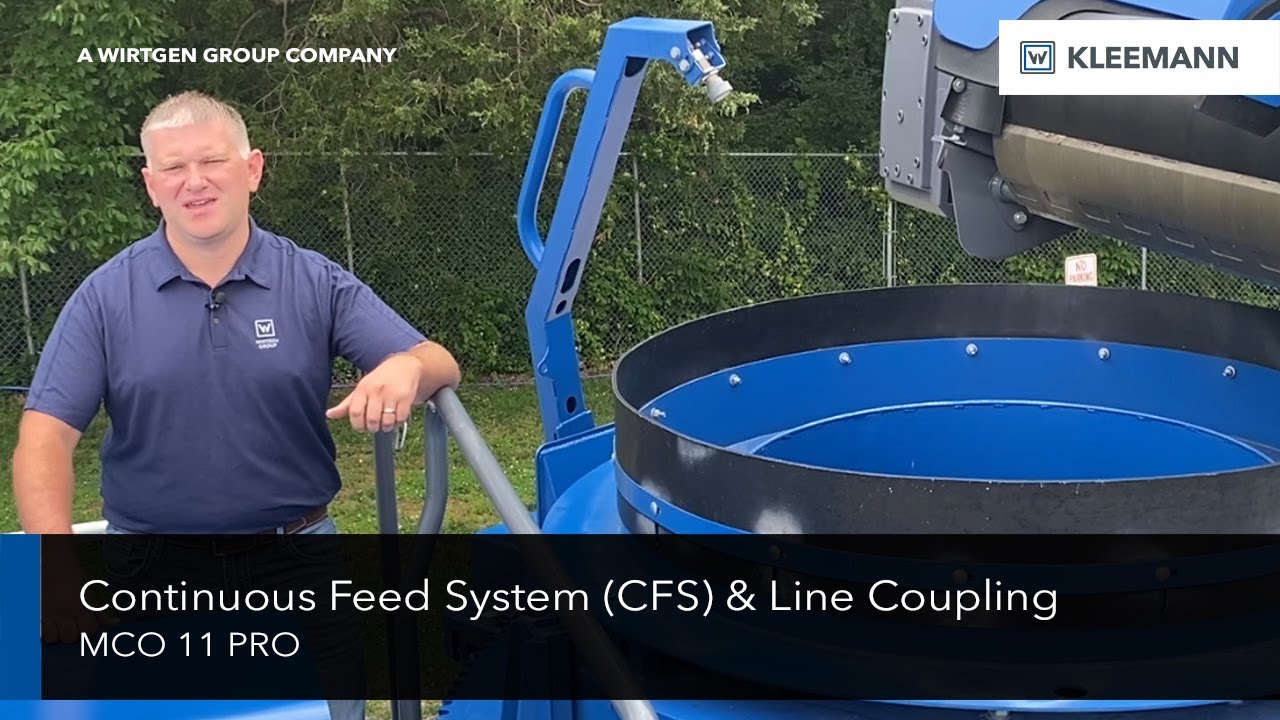 MOBICONE MCO 11 PRO Continuous Feed System (CFS) and line coupling - Technology engineered for you