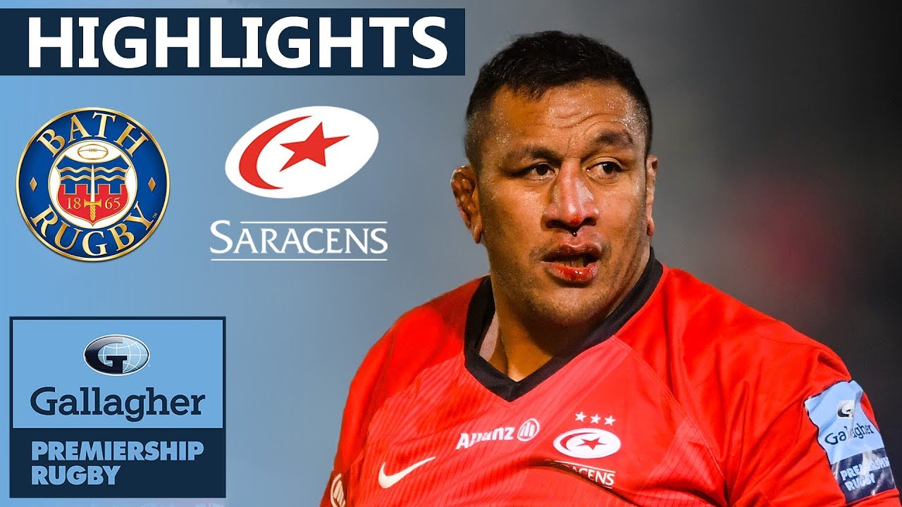 Bath v Saracens HIGHLIGHTS | Saracens Look To Topple Bath At The Rec | Gallagher Premiership 2019/20