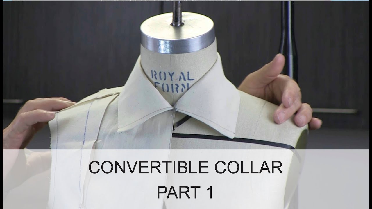 Convertible Collar | Patternmaking (Part 1 - Draft)