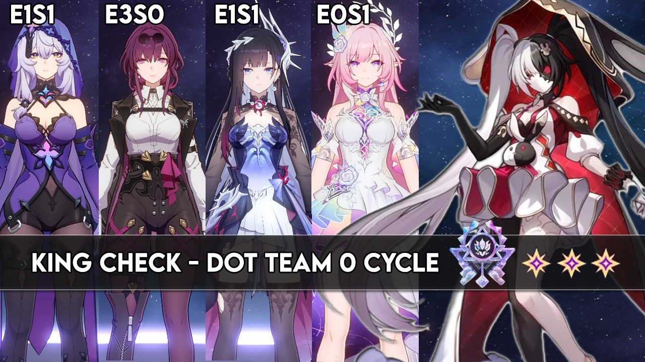 Anomaly Arbitration 4.0 | King Check Sparxie - 0 Cycle Cyrene DoT Team | Honkai Star Rail