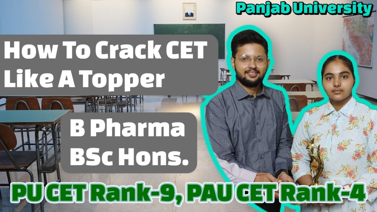 How To Crack CET Like A Topper | B Pharma & BSc Hons Entrance | Best Coaching Center For PU/PAU CET