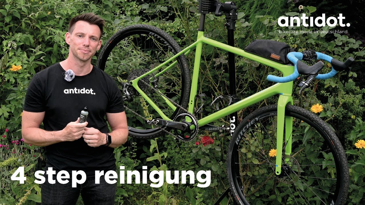 4 step reinigung || antidot. bikecare