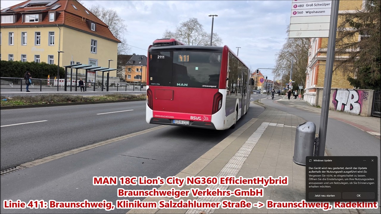 Sound | MAN 18C Lion's City NG360 EfficientHybrid | Braunschweiger Verkehrs-GmbH | BS-VG 2111