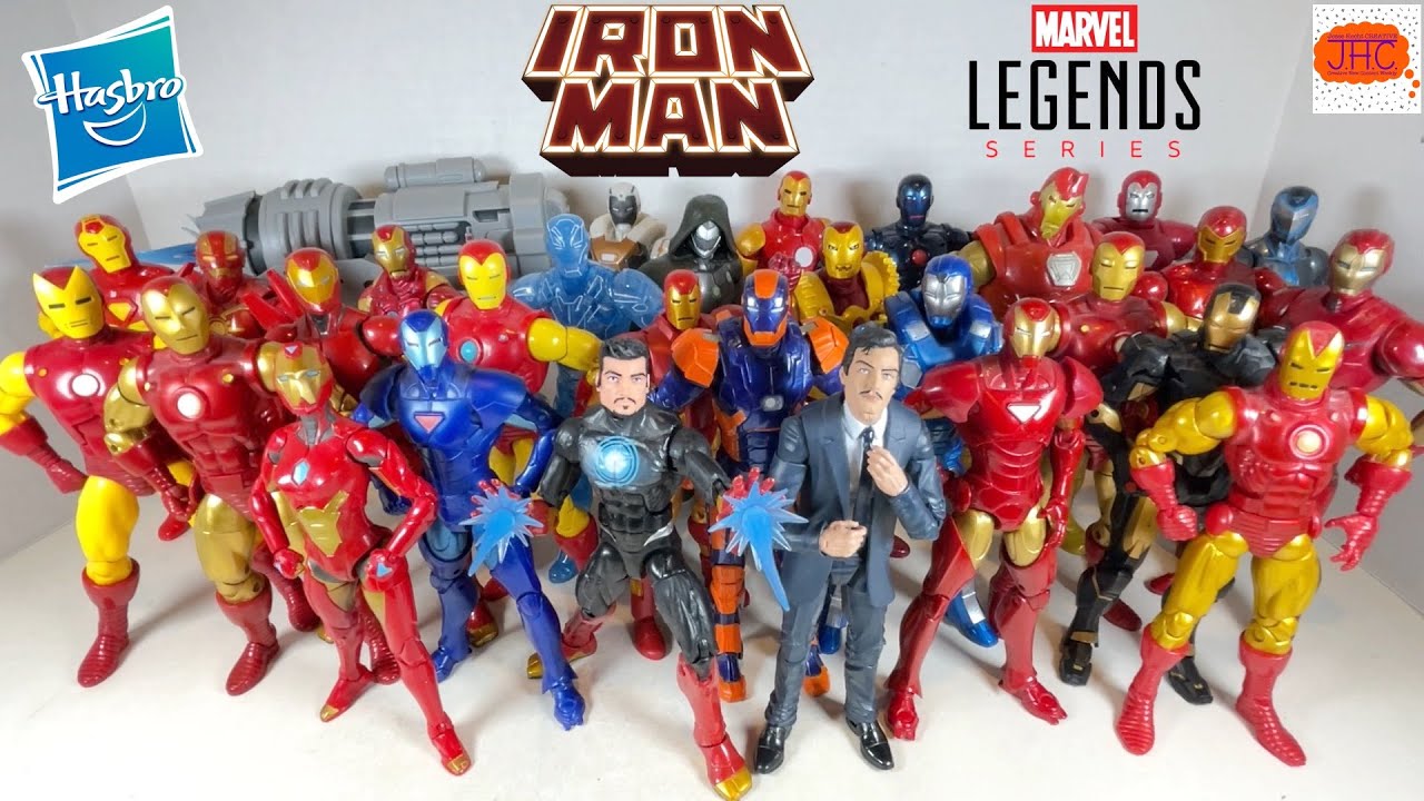 EVERY IRON MAN RANKED! Marvel Legends Action Figure Review Tony Stark Suit Armor Kitbash Custom Game