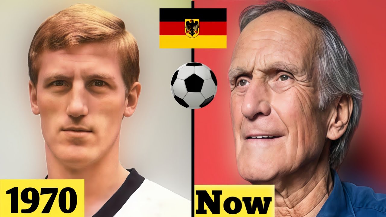 West Germany 🇩🇪 World Cup 1970 Squad ⚽ Then and Now | Football Legends