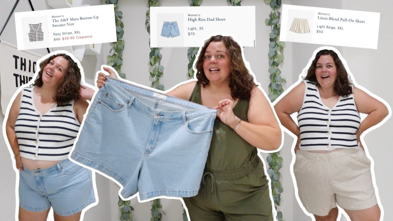 trying on summer clothes from abercrombie!