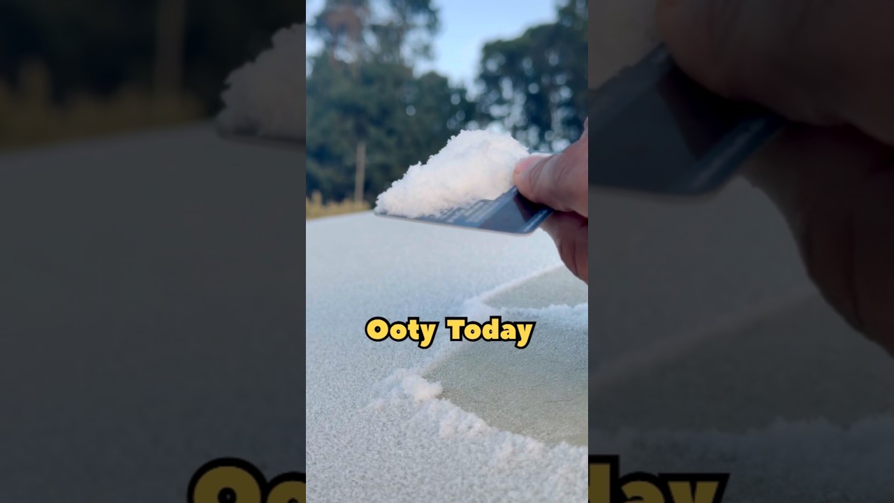 ഇന്നത്തെ ഊട്ടിലെ അവസ്ഥ ❄️🌨️😍 #ooty #thamilnadu #snowfall #kozikode #shots