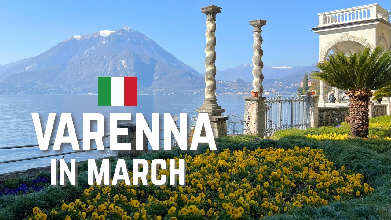 Varenna Walking Tour | Lake Como’s Romantic Gardens & Village | 4K