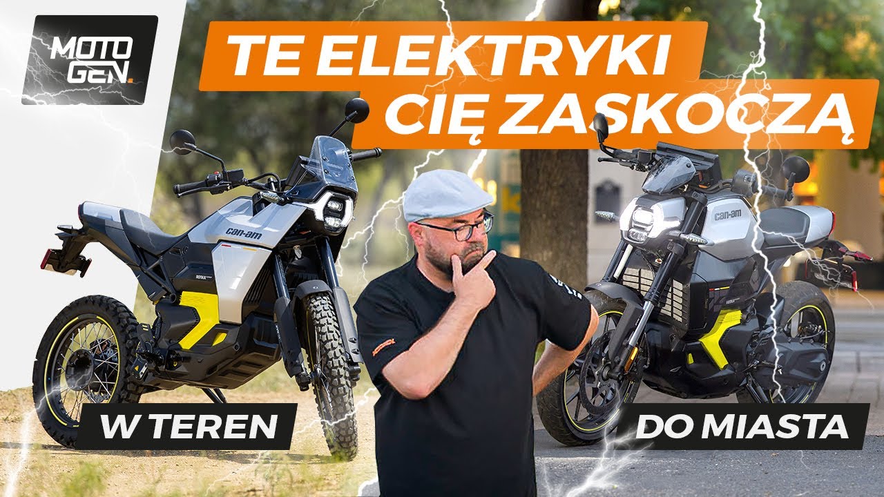 Can-Am Pulse i Origin - pierwszy polski test! Elektryczne motocykle z silnikiem Rotax! 🏍️⚡