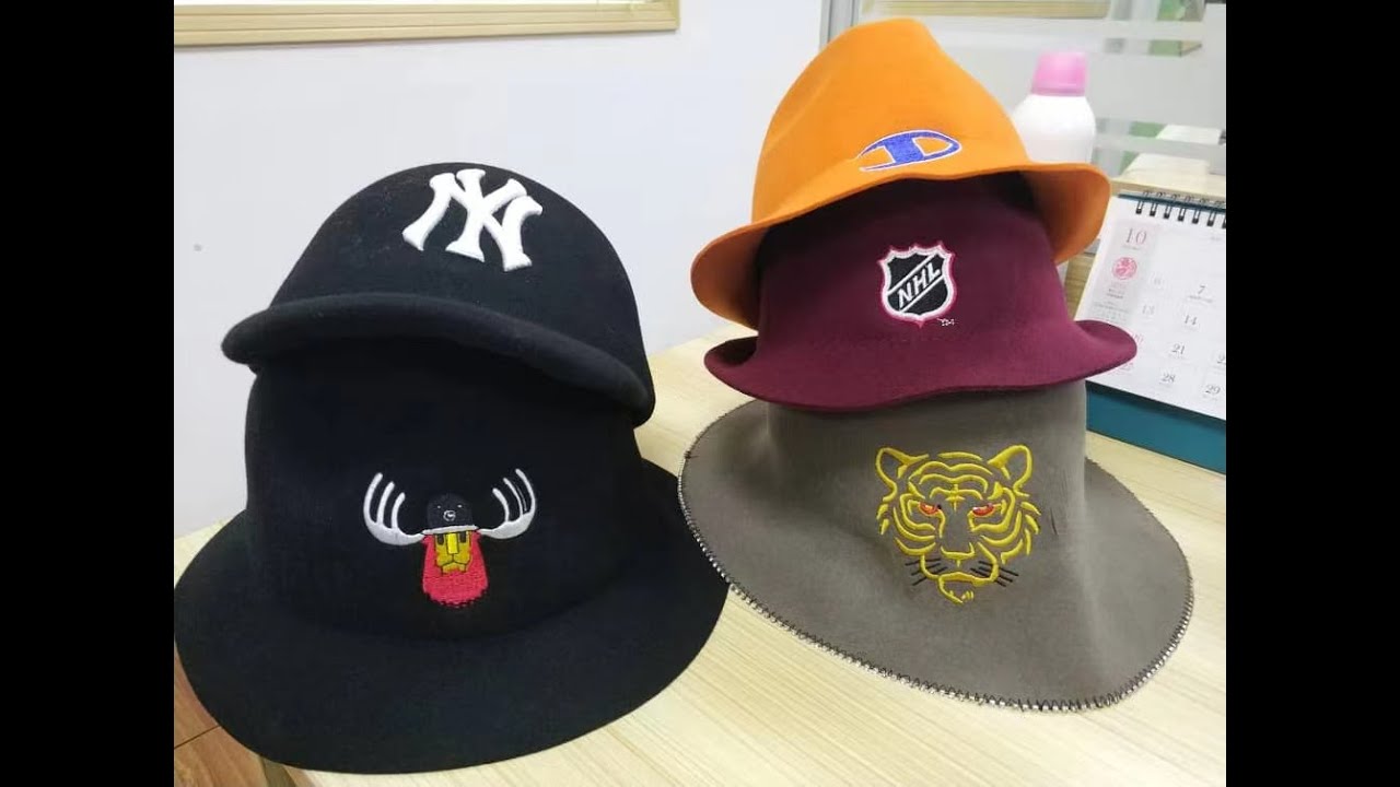 how to make cap embroidery?