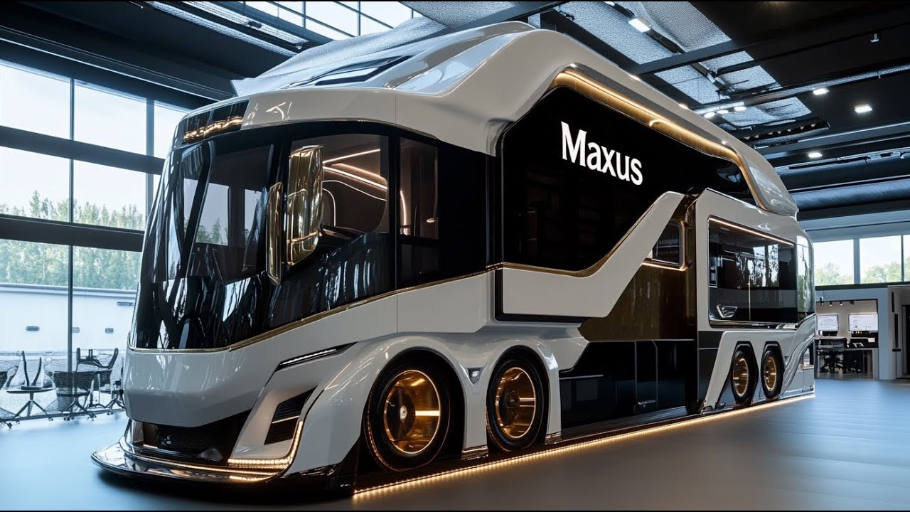 Возьмите экскурсию в 2026 году Maxus Motorhome - потрясающий интерьер!