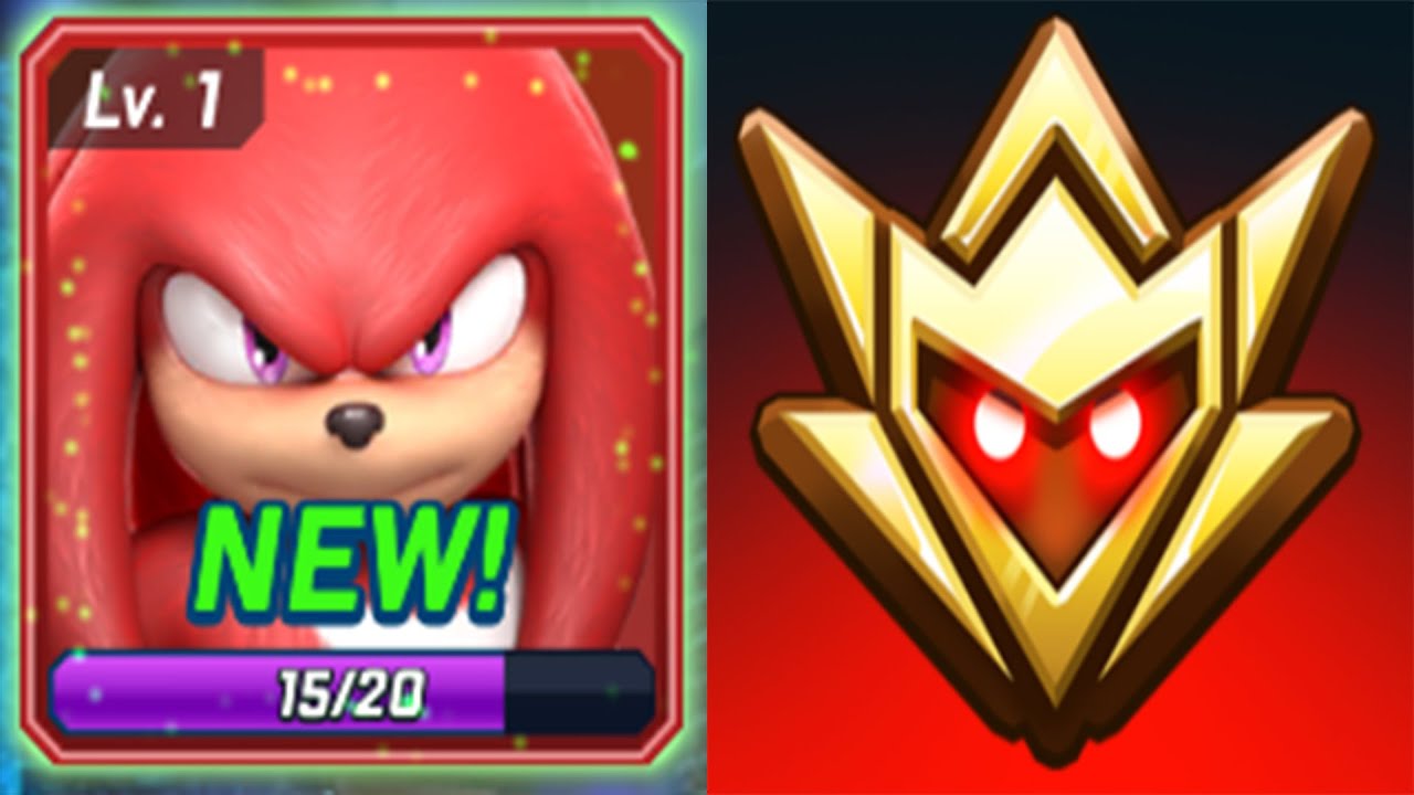 Sonic Forces Speed ​​Battle - Movie Knuckles New Challenger Unlocked (Android, iOS) Геймплей 3D