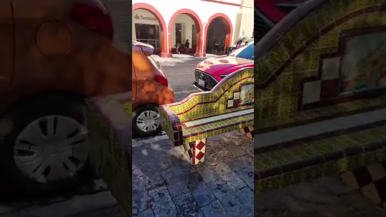 Mañana tranquila en el zócalo de Atlixco Puebla