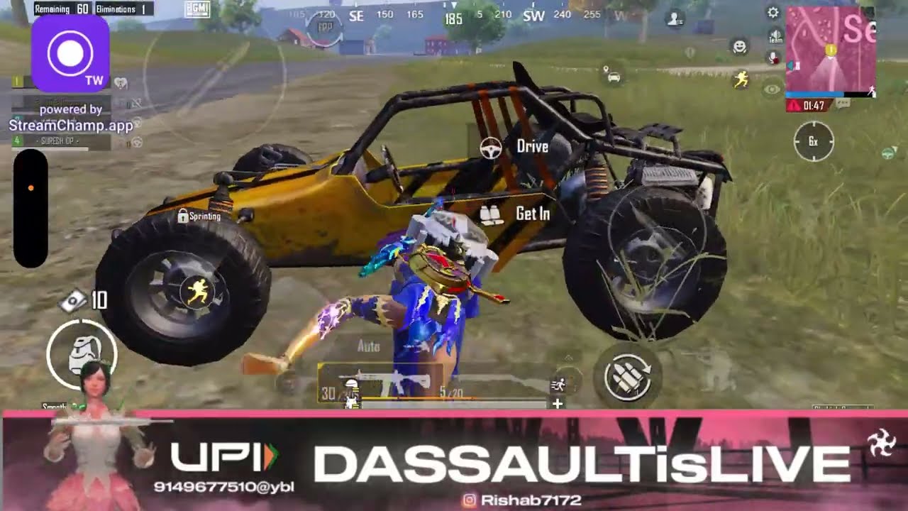 Classsic Rush Gameplay with new M416 | Wildsoul Warden | Bgmi | Classic Game - DASSAULTisLIVE |
