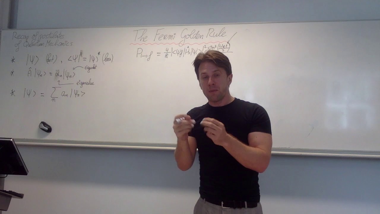 Derivation of the Fermi Golden Rule