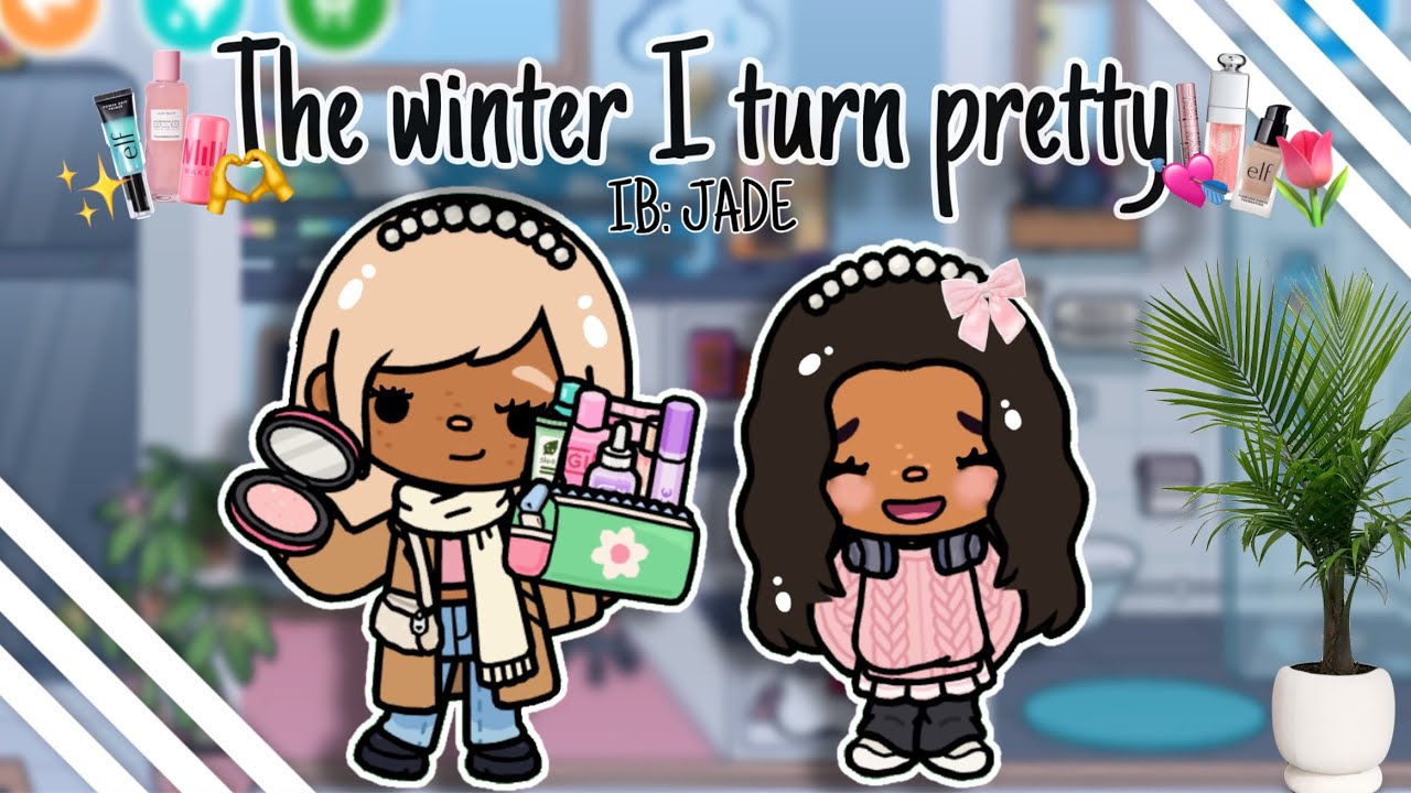 The winter I turn pretty!!💄🤍🌷❄️|| IB: Jade!! || toca Boca voiced role play!!🫶