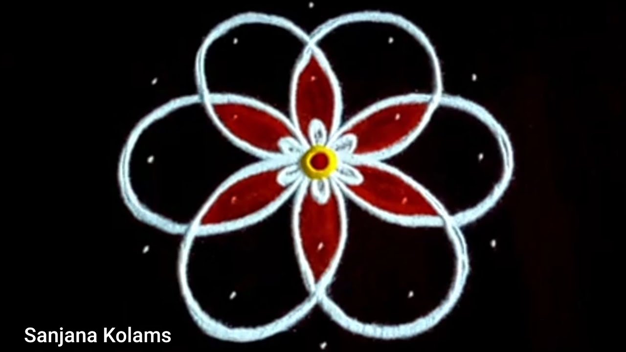 🌺5*3,  7*4,  7*4  Dot🌺 Easy Simple Beautiful and🌺Traditional KambiKolam🌺 Friday and Festival Rangoli