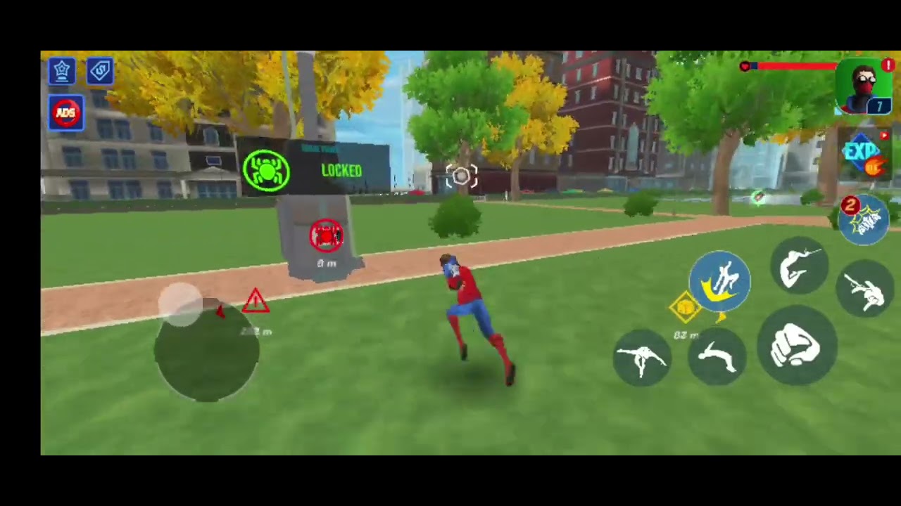Spider fighting gime gameplay video Bid man hero#spider, man hero gameplay video