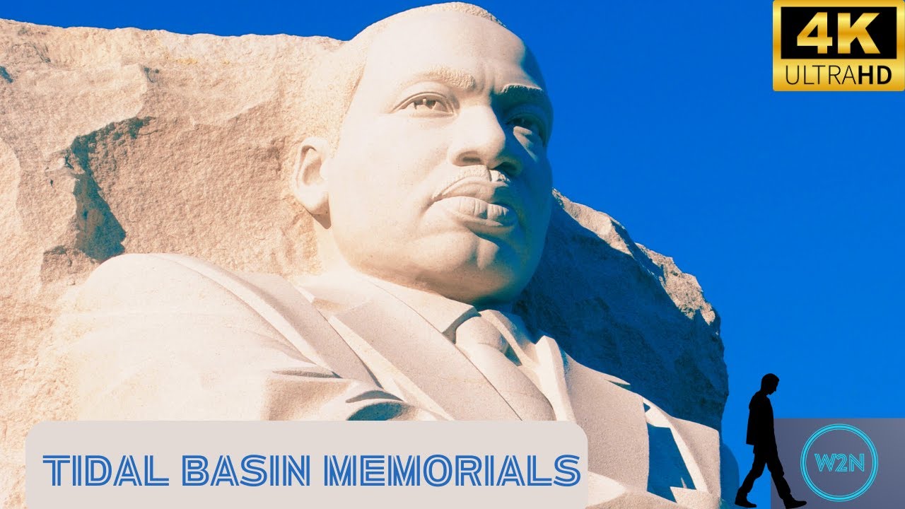 MLK and FDR Memorial Walking Tour [4K] Washington, DC 🇺🇸