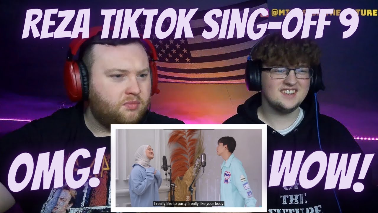 REZA - SING-OFF TIKTOK PART 9 (Zoom, Wait A Minute!, RIP Love) vs @Eltasya Natasha | Reaction!!