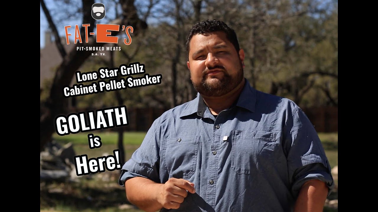 Fat Es BBQ Cabinet Pellet Smoker from Lone Star Grillz Unboxing