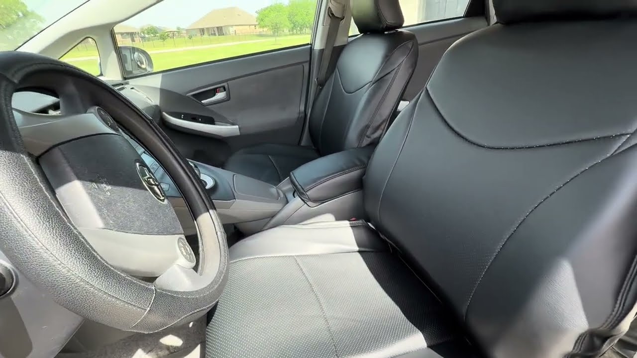 2010 - 2015 🚗Toyota Prius seat covers I got From Amazon 👍Fantastic under $160 front & Back