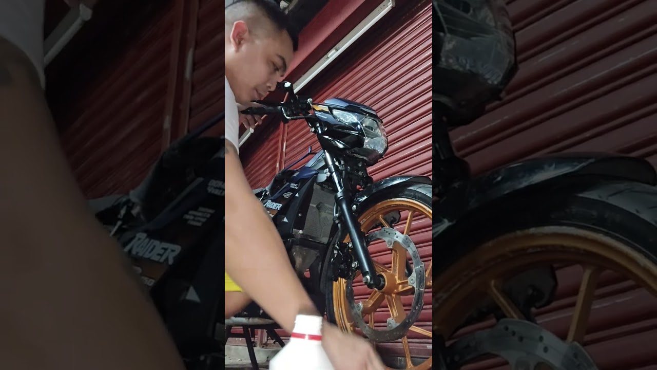 Front break fluid change raider 150 fi