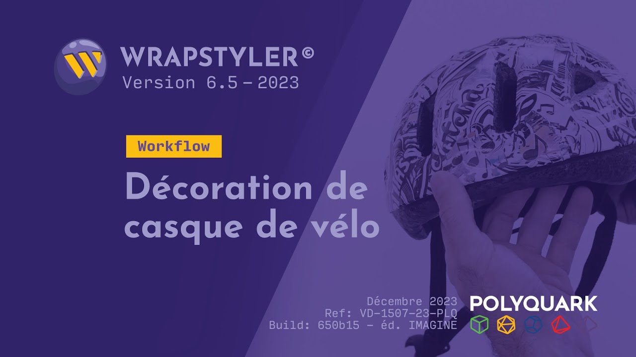 🧰 Workflow - Décoration de casque de vélo