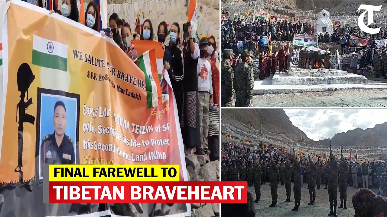 LEH: Final farewell to SFF soldier Nyima Tenzin, who died during the mission to Kaala Top at LAC