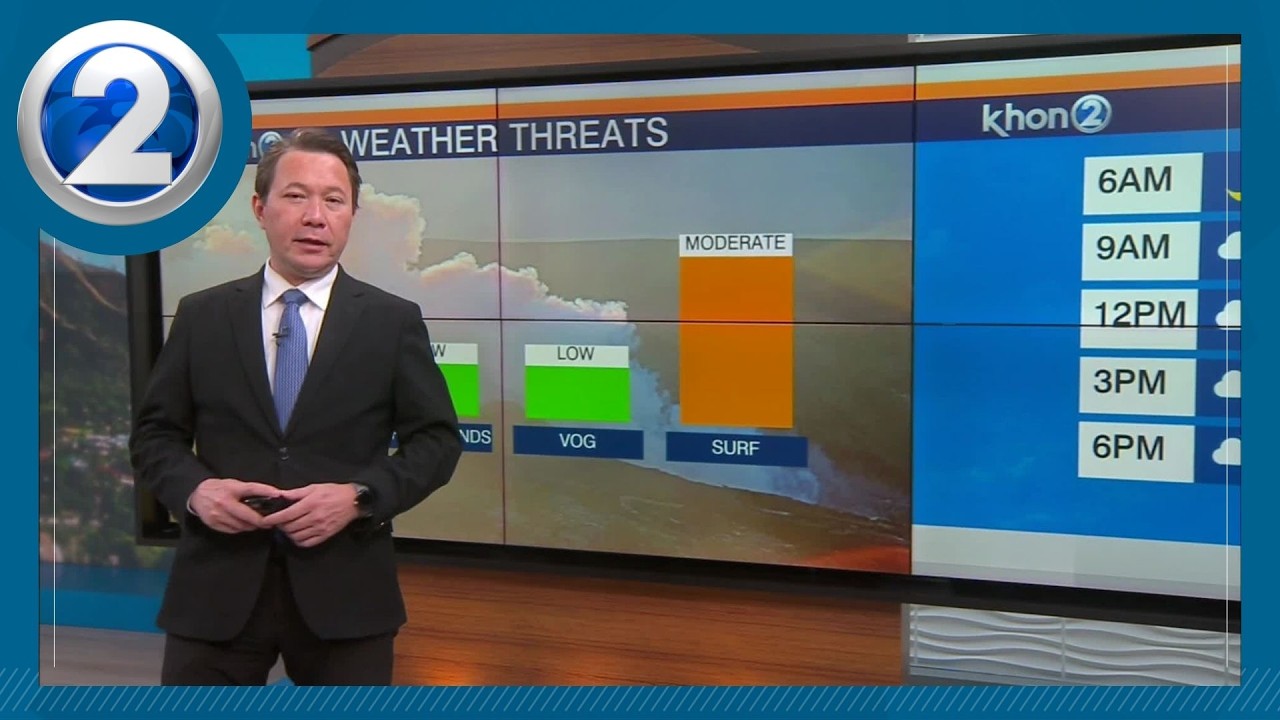 HAWAII WEATHER: Breezy trades and mostly dry this weekend, Tropical Storm Lowell forms