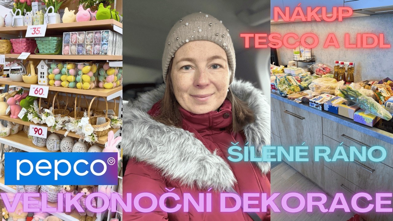 VELIKONOČNÍ PEPCO🐣| NÁKUPY POTRAVIN🛒| ŠÍLENÉ RÁNO😢| ŠKOLA UPDATE🏫