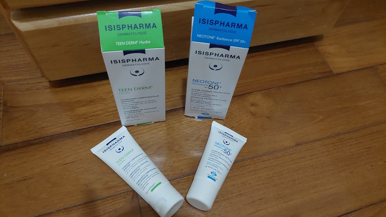 Unboxing Isispharma(Teen Derm Hydra + Neotone Radiance spf 50 )cocok untuk wajah berjerawat