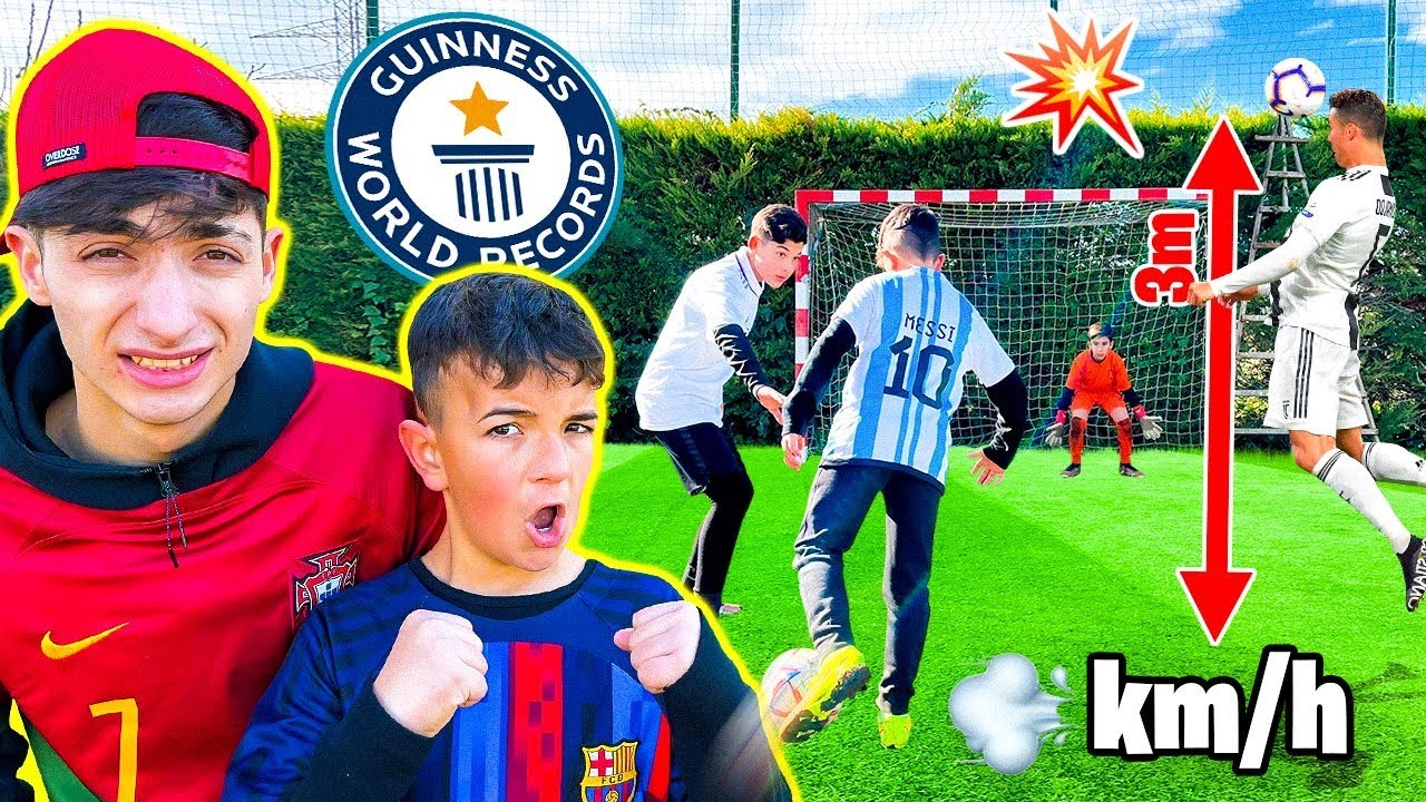 SUPERÓ RÉCORDS MUNDIALES de FUTBOLISTAS con Mi HERMANO NIÑO MESSI…