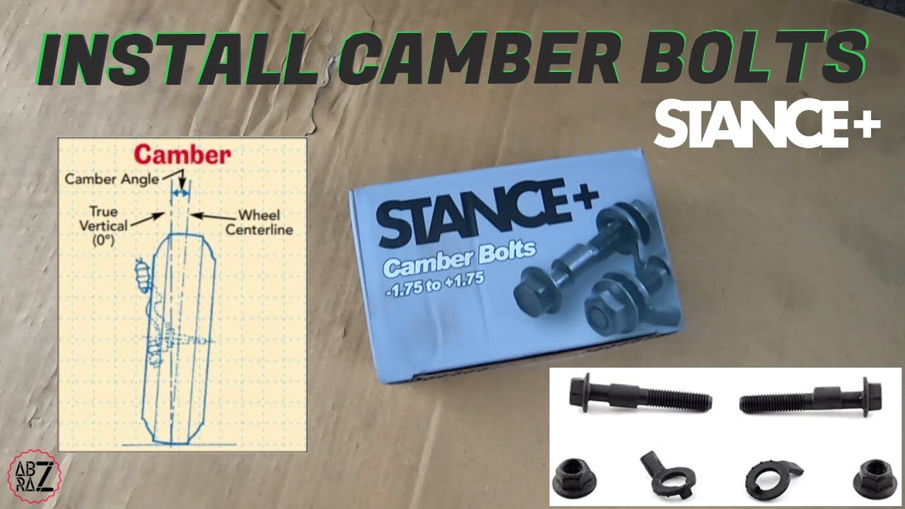 How to Install Camber Bolts - Camber Bolts Explained! EASY Camber Bolts