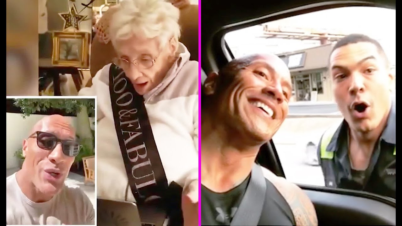 Моменты, когда Дуэйн Джонсон «Скала» удивляет своих поклонников