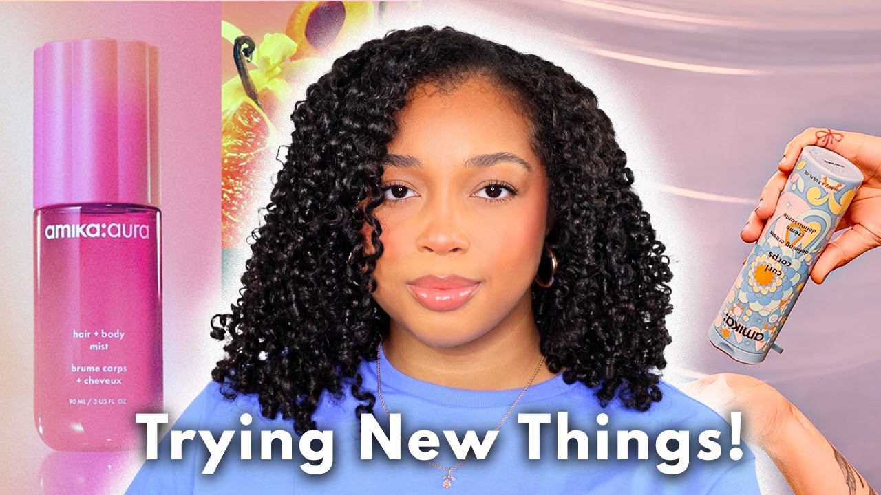Trying Amika for the First Time | Wash & Go Routine + First Impressions