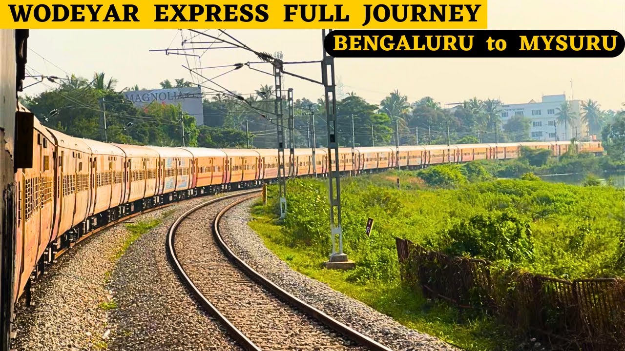 * ICF AC Chair Car Journey * 12614 Wodeyar Express from Bengaluru to Mysuru