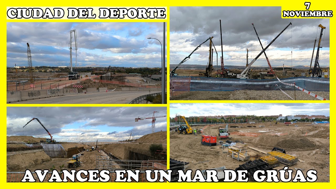 🚧 CIUDAD DEL DEPORTE: AVANZAN LAS OBRAS CON UN INCRE&Iacute;BLE MAR DE GR&Uacute;AS | 7 NOVIEMBRE 2025 🚧