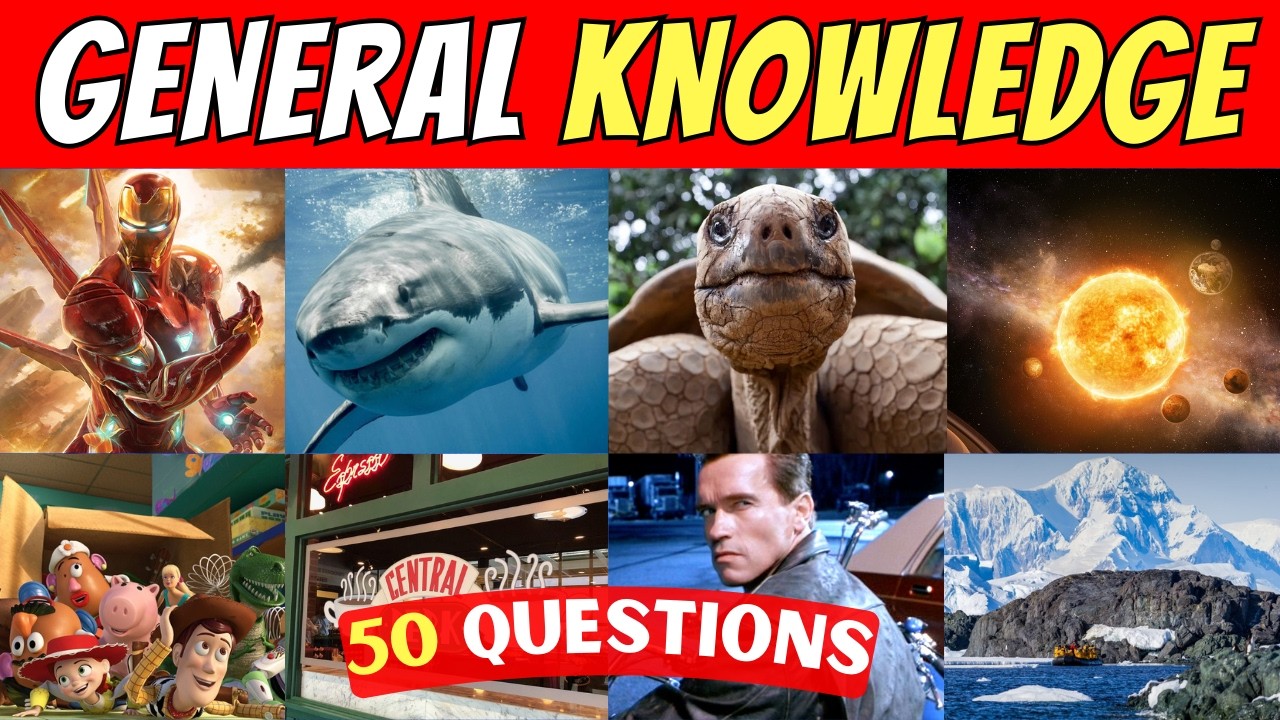 50 Questions You SHOULD Know! | Ultimate Trivia Quiz 🧠🔥