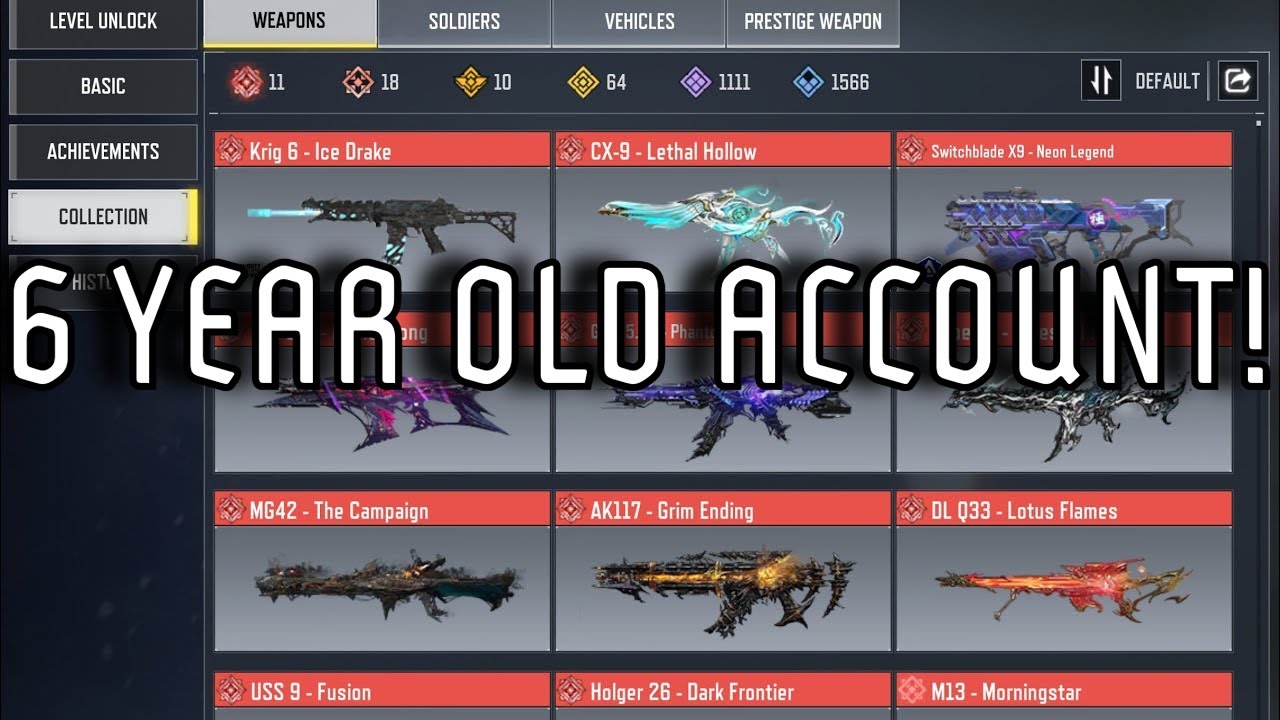 A Showcase Of My CoDM Account