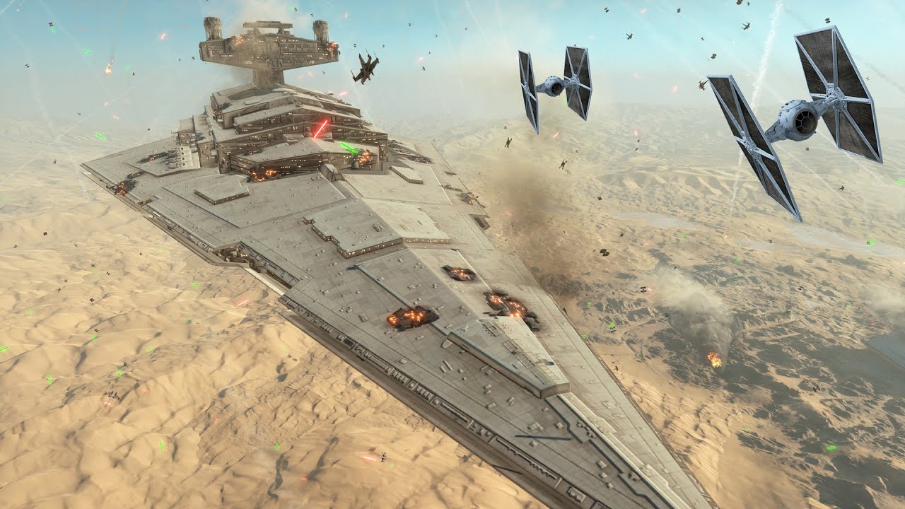Star Wars Battlefront: Cinematic Movie Fighter Squadron - battle of jakku