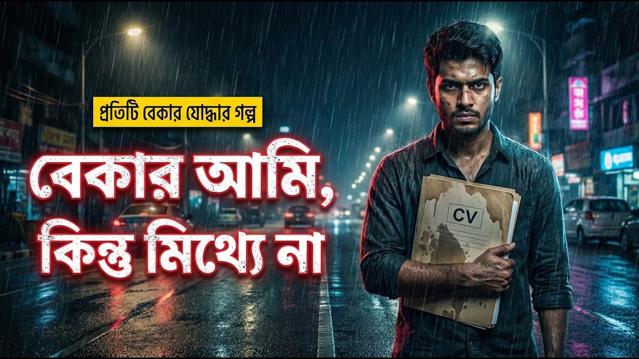 বেকার আমি, কিন্তু মিথ্যে না 💔 | প্রতিটি বেকার যোদ্ধার জীবনের গল্প | New Bangla Song 2026