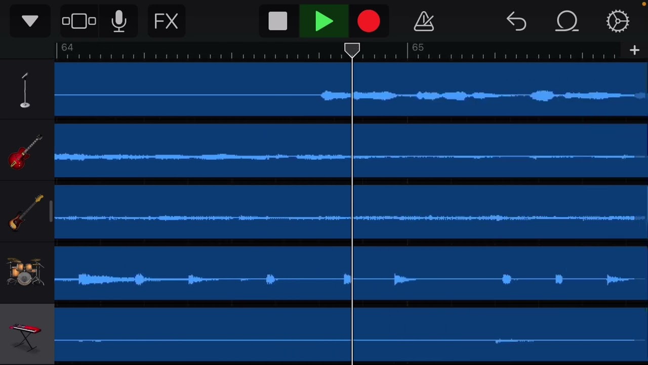Ángel Eléctrico Unplugged backing track (Guitarra)