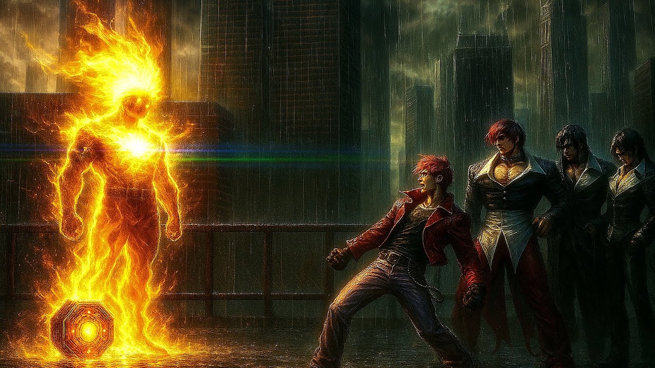 [KOF MUGEN] New Metal Orochi Vs All Ultimate Iori Yagami Flames Team