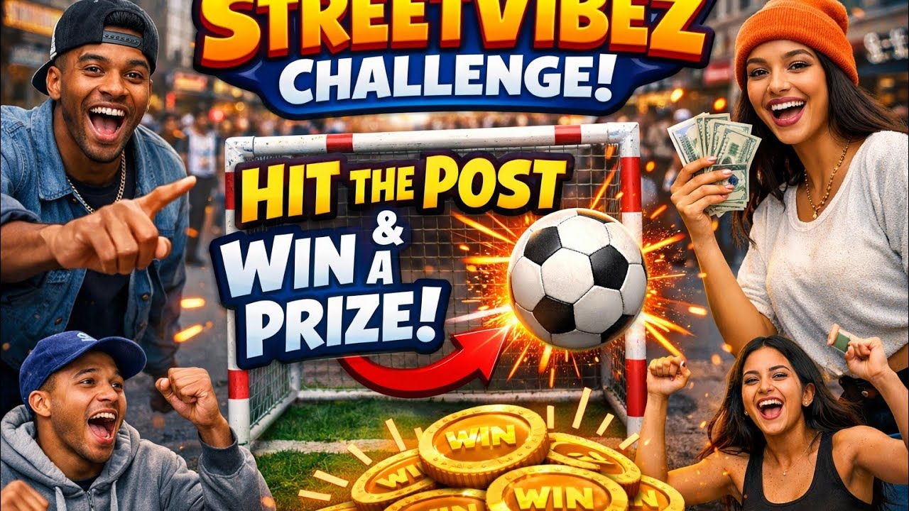 Street Challenge: Hit the Post & Win Free Money 😲⚽