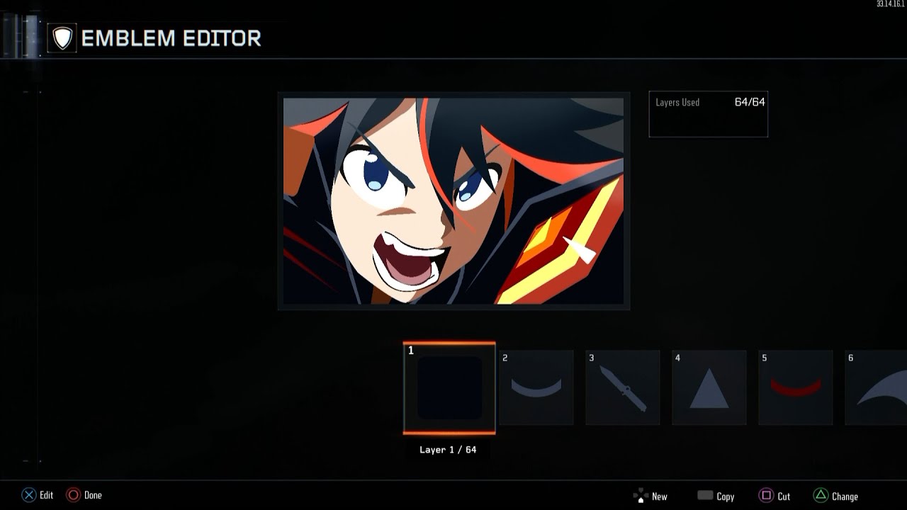 BO3 Kill La Kill Ryuko emblem