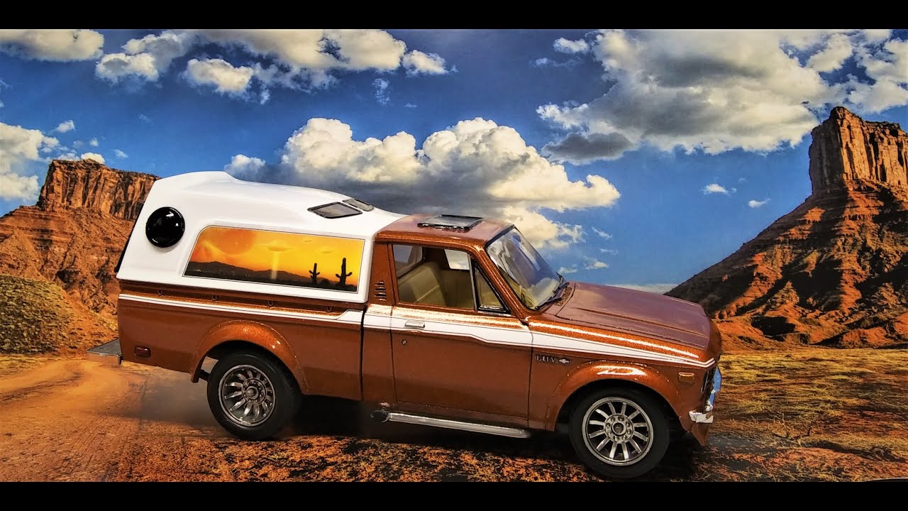 Chevy LUV Custom Street Pickup 1/24 Scale Model Kit Build Review Monogram Revell 85-4493